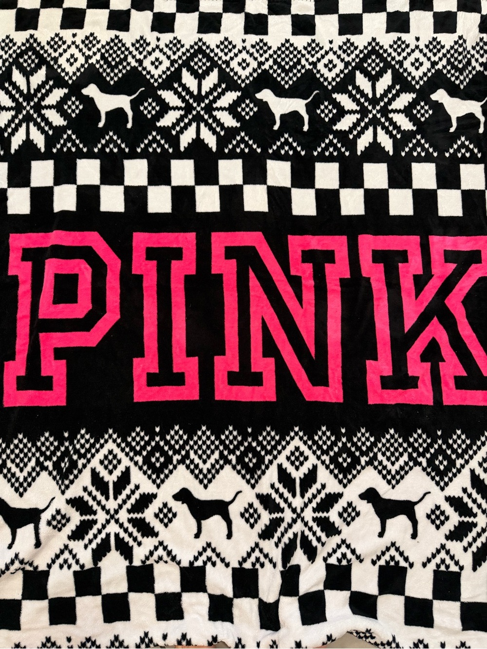 Vintage Victoria’s Secret Pink Throw Blanket Y2K